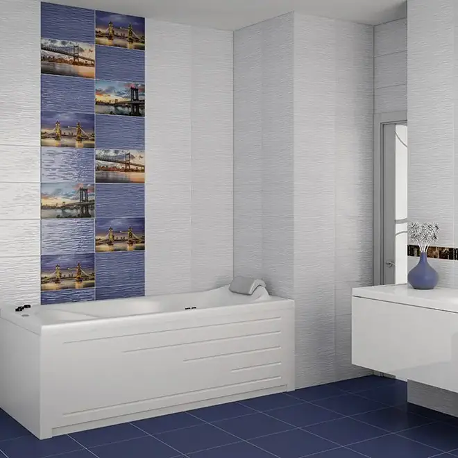 Unitile Life Бридж Бридж Синий Бордюр 01 0102120017790 бордюр