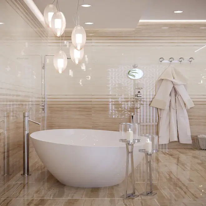 Golden Tile Savoy Geometry Savoy Коричневый 407051 плитка настенная