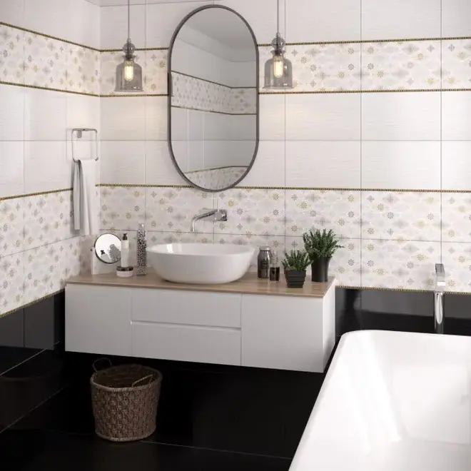 Unitile Life Фелиса коллекция Фелиса Белый декор 01 10300000186 декор