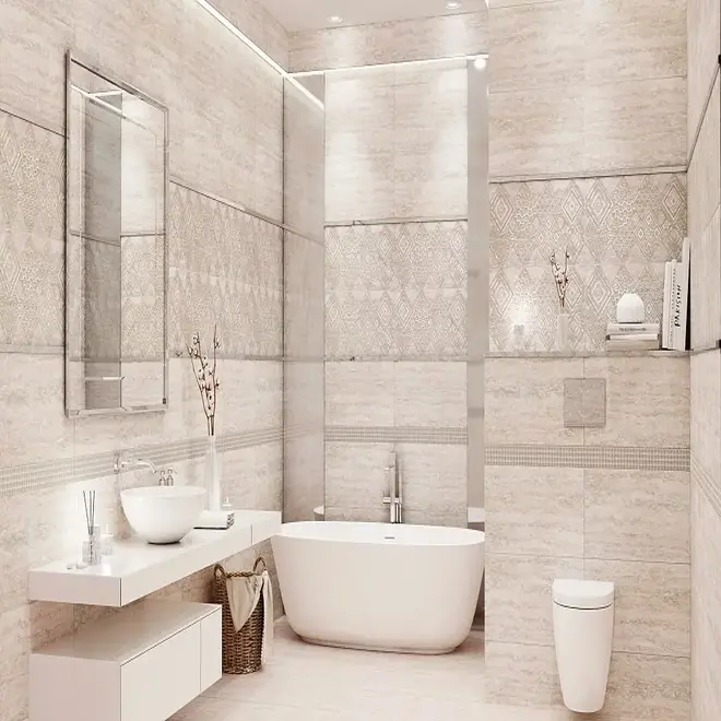 Азори Ascoli Ascoli Grey Geometria декор (300 мм*630 мм)