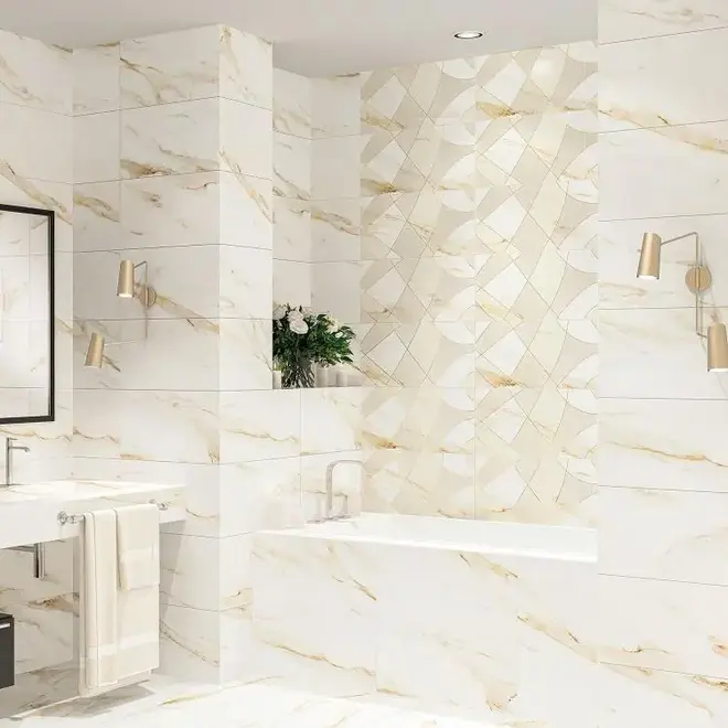 Азори Calacatta Royal коллекция Calacatta Royal Geometria декор