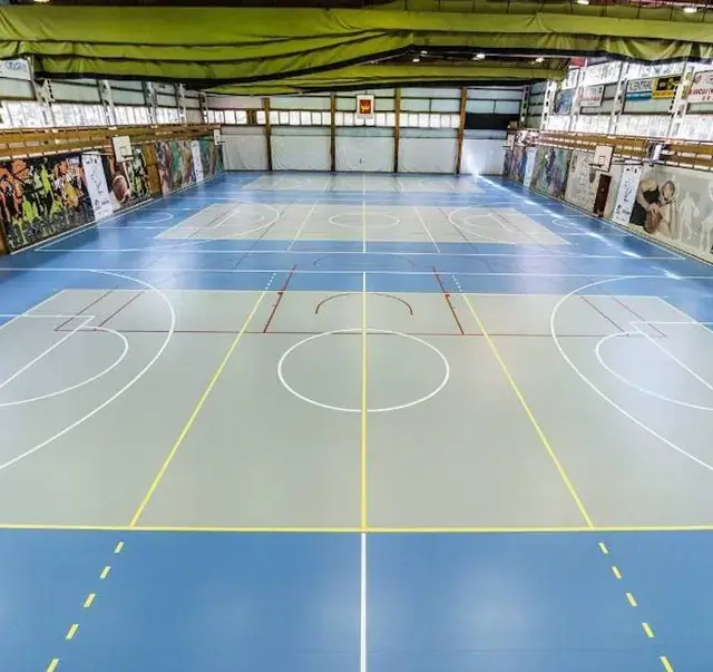 Tarkett Omnisport R65 спортивное напольное покрытие желтый