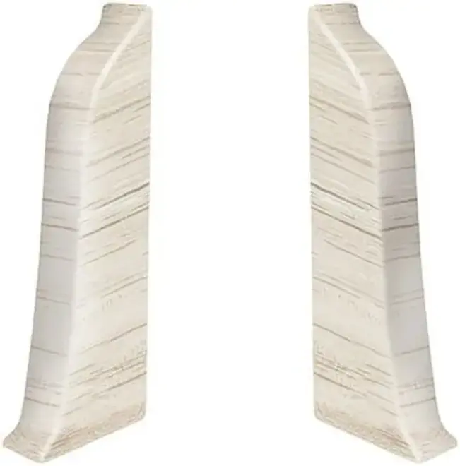 Aberhof заглушка к плинтусу (левая + правая) 3066 Дуб Серебрянный