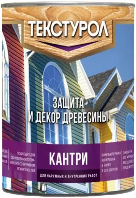 Текстурол Кантри защита и декор древесины (900 мл база A)