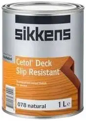 Sikkens Wood Coatings Cetol Deck Slip Resistant тонированное отделочное покрытие (1 л) шелковистое