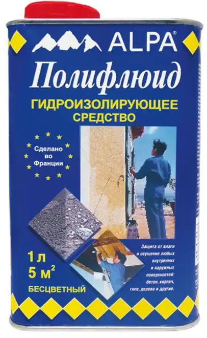 Alpa Полифлюид гидроизолирующее средство (1 л) бесцветное