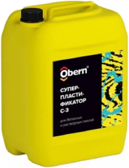 Obern С-3 суперпластификатор для бетонных и растворных смесей (10 л)