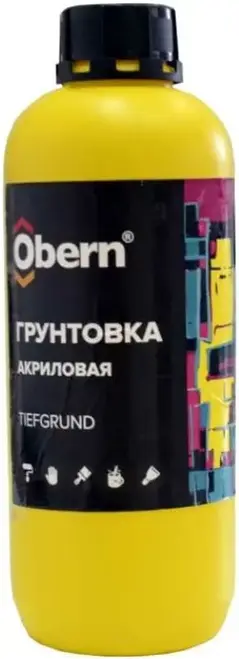 Obern Tiefgrund грунтовка акриловая (1 л) белая