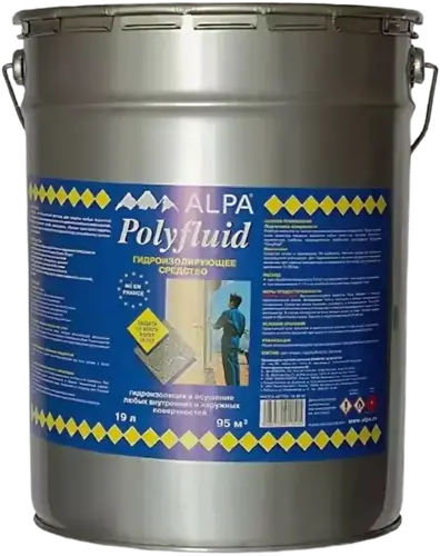 Alpa Полифлюид гидроизолирующее средство (19 л)
