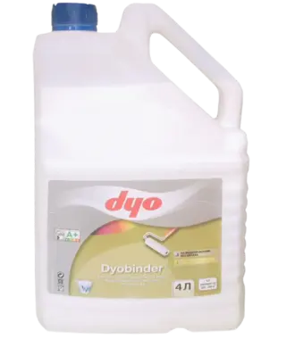 DYO Dyobinder грунтовка-концентрат 1:7 на основе акриловых сополимеров (4 л) бесцветная