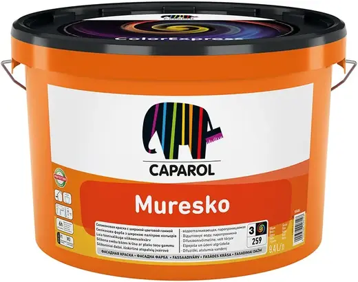 Caparol Muresko краска фасадная на основе силиконовой смолы (9.4 л)