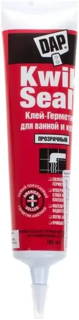 DAP Kwik Seal клей-герметик для ванной и кухни сантехнический (162 мл) бесцветный