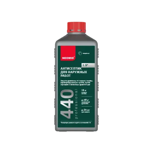 Неомид 440 Eco антисептик для наружных работ (1 л)