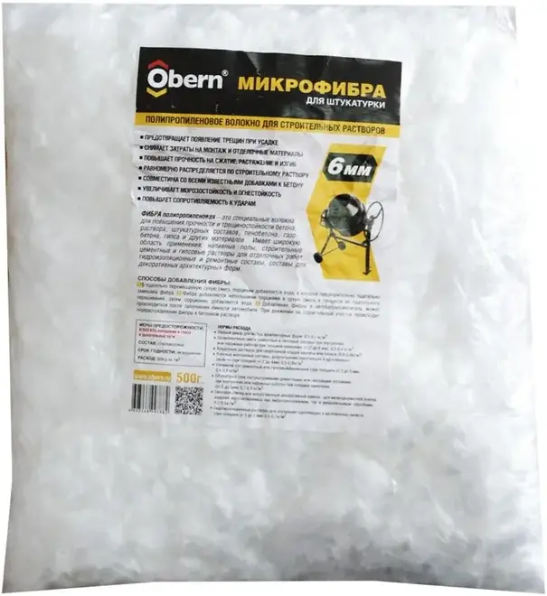 Obern микрофибра для штукатурки (500 г)