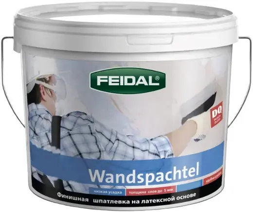 Feidal Wandspachtel универсальная финишная латексная шпатлевка (4 кг)