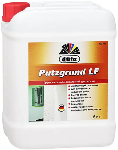 Dufa Putzgrund LF RD 313 грунт на основе акрилатной дисперсии (5 л)