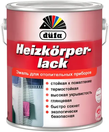 Dufa Heizkorperlack эмаль для отопительных приборов (750 мл) белая