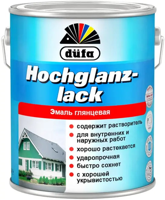 Dufa Hochglanzlack эмаль глянцевая (750 мл) белая