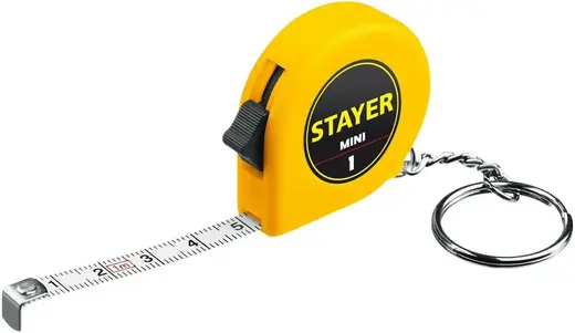 Stayer Mini рулетка-брелок (1 м*6 мм)