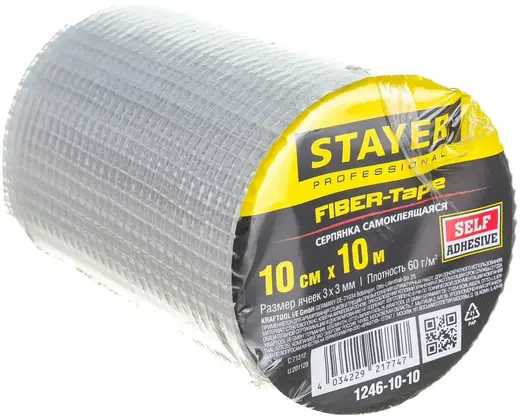 Stayer Professional Fiber-Tape серпянка самоклеящаяся (100*10 м)