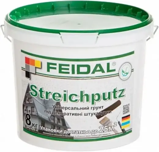 Feidal Streichputz декоративная акриловая штукатурная краска (8 кг) морозостойкая