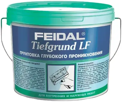 Feidal Tiefgrund LF Konzentrat грунтовка-концентрат глубокого проникновения (10 л) неморозостойкий