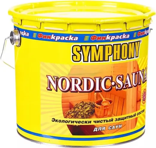 Финкраска Симфония Nordic-Sauna экологически чистый защитный состав для саун и бань (3 л)
