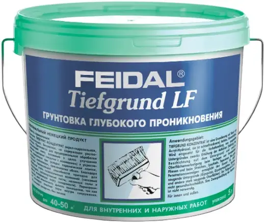 Feidal Tiefgrund LF Konzentrat грунтовка-концентрат глубокого проникновения (5 л) неморозостойкий