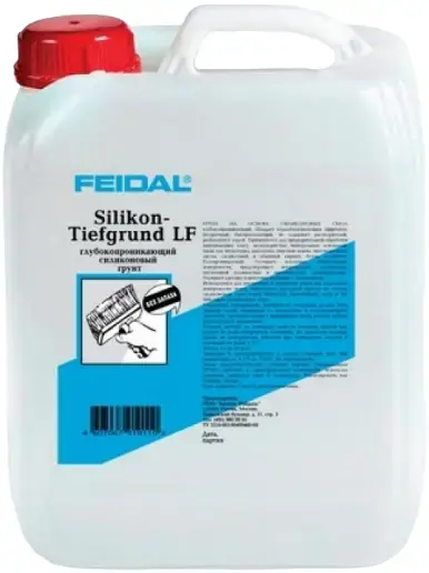 Feidal Silikon Tiefgrund LF силиконовый гидроизолирующий водоотталкивающий грунт (5 л)