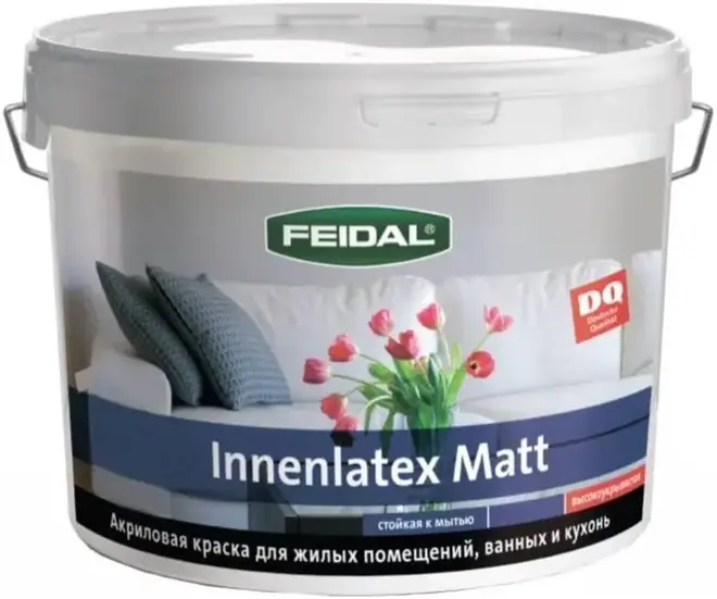 Feidal Innenlatex Matt акриловая краска (9.3 л) бесцветная база 2