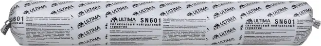 Ultima SN601 силиконовый нейтральный герметик (600мл) бесцветный