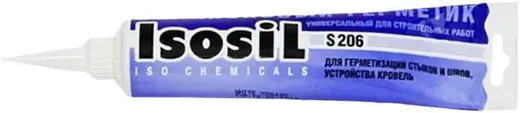 Iso Chemicals Isosil S206 Нейтральный силиконовый герметик (115 мл) белый