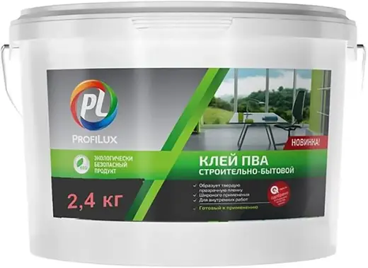 Профилюкс ПВА Строительно-бытовой клей (2.4 кг)