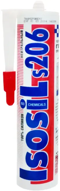 Iso Chemicals Isosil S206 Нейтральный силиконовый герметик (280 мл) коричневый