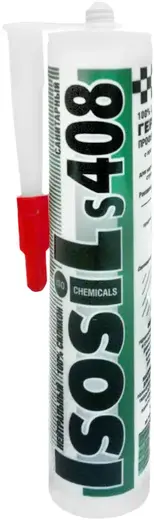 Iso Chemicals Isosil S408 Санитарный нейтральный силиконовый герметик (310 мл) белый