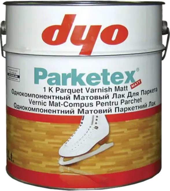 DYO Parketex лак паркетный однокомпонентный (15 л) глянцевый