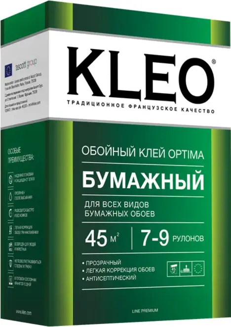 Kleo Optima Бумажный обойный клей (160 г)