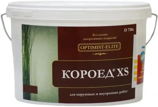 Оптимист Элит D 710C Короед XS декоративное покрытие (15 кг)
