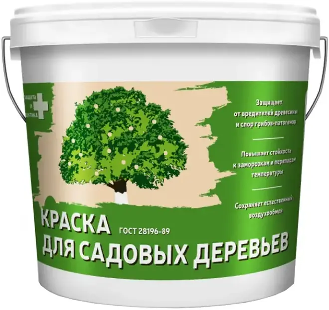 Obern краска для садовых деревьев (1.5 кг) белая