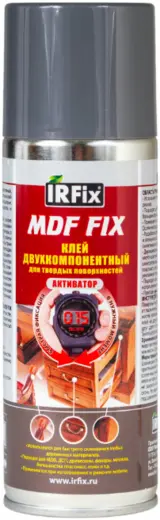 Irfix MDF Fix клей 2-комп для твердых поверхностей (250 мл (1 баллон * 200 мл + 1 флакон * 50 г)