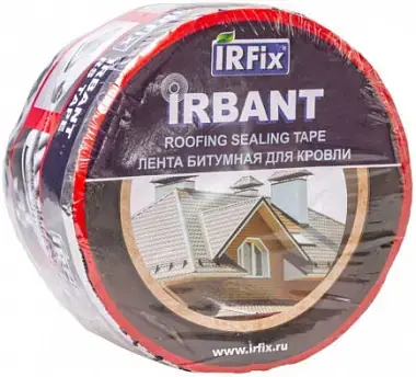 Irfix Irbant RST лента бутил-каучуковая для кровли (0,1*10 м/2 мм) алюминий