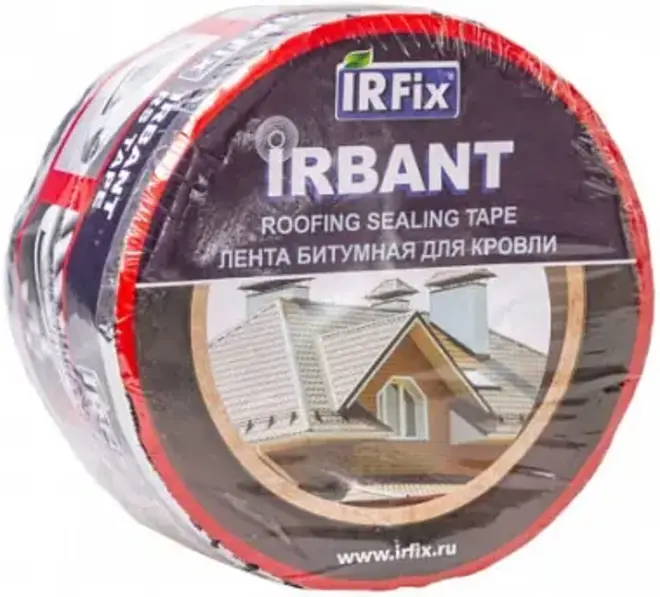 Irfix Irbant RST лента бутил-каучуковая для кровли (0,1*10 м/2 мм) алюминий