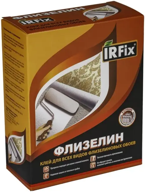 Irfix Флизелин клей для всех видов флизелиновых обоев (250 г)