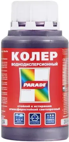 Parade колер водно-дисперсионный (250 мл) черный