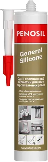 Penosil General Silicone силиконовый герметик для всех строительных работ (310 мл) белый