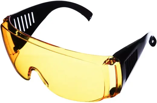 Champion очки защитные затемненные с дужками желтые