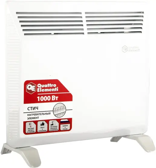 Quattro Elementi QE-1000KS нагреватель воздуха конвекторный (1 кВт)