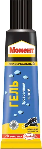 Момент Гель универсальный прозрачный клей (125 мл)