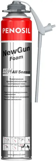 Penosil NewGun Foam All Season всесезонная монтажная пена со специальным адаптером (750 мл)
