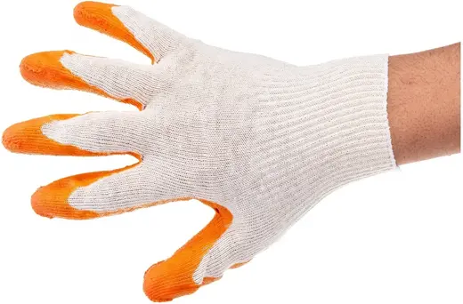 Stayer Master перчатки трикотажные обливная ладонь из латекса х/б (S-M)